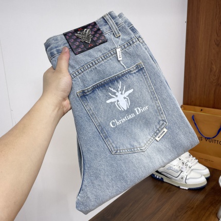 Cheap Dior Jeans for Men in 228751, $90 USD- [IB228751] - Replica Dior Jeans for Men