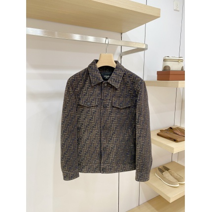 Cheap Fendi Jackets For Men in 229081, $130 USD- [IB229081] - Replica Fendi Jackets For Men