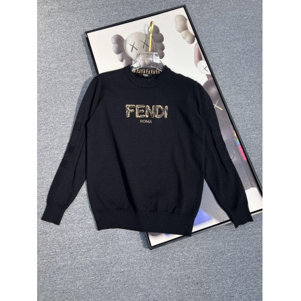 Cheap Fendi Sweaters for Men in 229110, $70 USD- [IB229110] - Replica Fendi Sweaters for Men