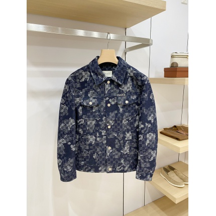 Cheap Gucci Jeans Jackets For Men in 229177, $155 USD- [IB229177] - Replica Gucci Jeans Jackets For Men