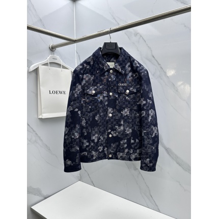 Cheap Gucci Jeans Jackets For Men in 229194, $165 USD- [IB229194] - Replica Gucci Jeans Jackets For Men