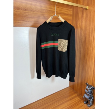 Cheap Gucci Sweaters for Men in 229215, $70 USD- [IB229215] - Replica Gucci Sweaters for Men
