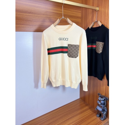 Cheap Gucci Sweaters for Men in 229216, $70 USD- [IB229216] - Replica Gucci Sweaters for Men