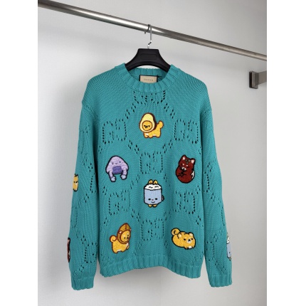 Cheap Gucci Sweaters for Men in 229249, $125 USD- [IB229249] - Replica Gucci Sweaters for Men