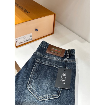 Cheap Gucci Jeans for Men in 229294, $60 USD- [IB229294] - Replica Gucci Jeans for Men