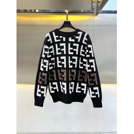 Cheap Fendi Sweaters for Men in 229655, $75 USD- [IB229655] - Replica Fendi Sweaters for Men