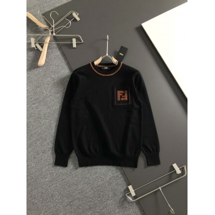 Cheap Fendi Sweaters for Men in 230322, $70 USD- [IB230322] - Replica Fendi Sweaters for Men