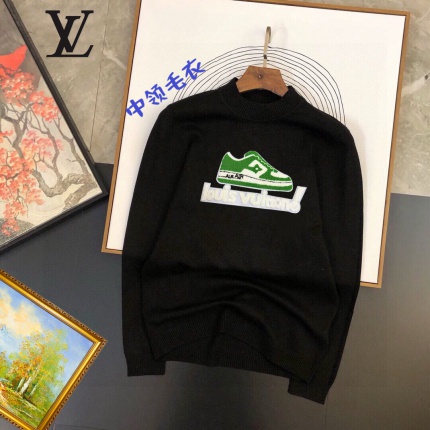 Cheap Louis Vuitton  Sweaters for Men in 230531, $45 USD- [IB230531] - Replica Louis Vuitton  Sweaters for Men