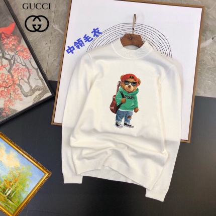 Cheap Gucci Sweaters for Men in 230552, $45 USD- [IB230552] - Replica Gucci Sweaters for Men