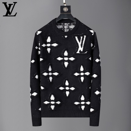 Cheap Louis Vuitton  Sweaters for Men in 230606, $65 USD- [IB230606] - Replica Louis Vuitton  Sweaters for Men