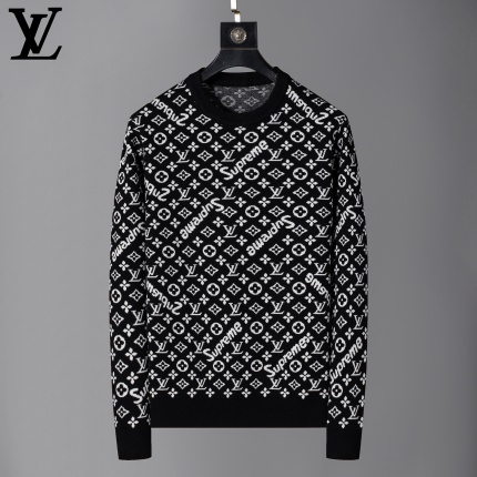 Cheap Louis Vuitton  Sweaters for Men in 230618, $65 USD- [IB230618] - Replica Louis Vuitton  Sweaters for Men