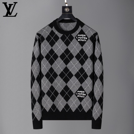 Cheap Louis Vuitton  Sweaters for Men in 230621, $65 USD- [IB230621] - Replica Louis Vuitton  Sweaters for Men