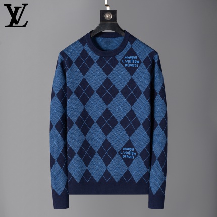 Cheap Louis Vuitton  Sweaters for Men in 230622, $65 USD- [IB230622] - Replica Louis Vuitton  Sweaters for Men