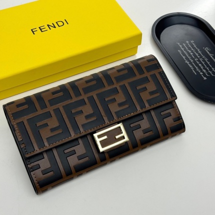Cheap Fendi AAA Wallet in 231035, $55 USD- [IB231035] - Replica Fendi AAA Wallet