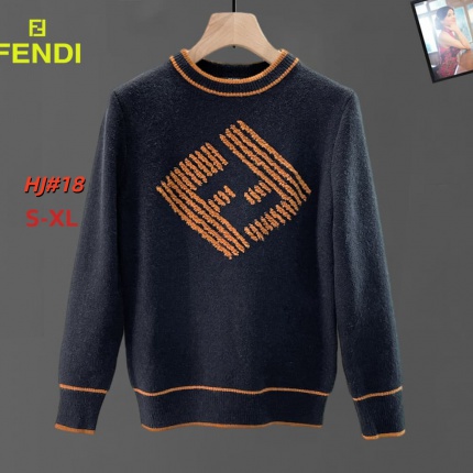 Cheap Fendi Sweaters for Men in 231444, $70 USD- [IB231444] - Replica Fendi Sweaters for Men