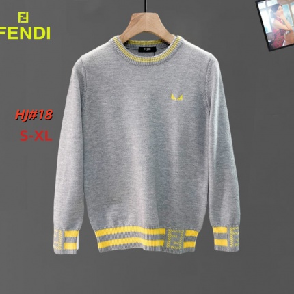 Cheap Fendi Sweaters for Men in 231448, $70 USD- [IB231448] - Replica Fendi Sweaters for Men