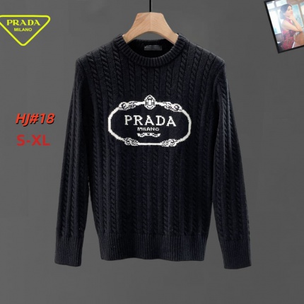 Cheap Prado Sweaters for Men in 231455, $70 USD- [IB231455] - Replica Prado Sweaters for Men