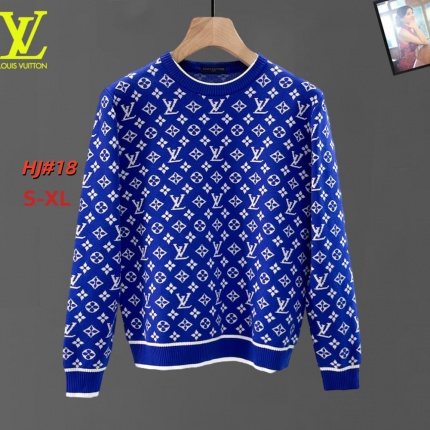 Cheap Louis Vuitton  Sweaters for Men in 231458, $70 USD- [IB231458] - Replica Louis Vuitton  Sweaters for Men