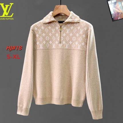 Cheap Louis Vuitton  Sweaters for Men in 231462, $70 USD- [IB231462] - Replica Louis Vuitton  Sweaters for Men
