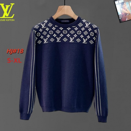 Cheap Louis Vuitton  Sweaters for Men in 231464, $70 USD- [IB231464] - Replica Louis Vuitton  Sweaters for Men