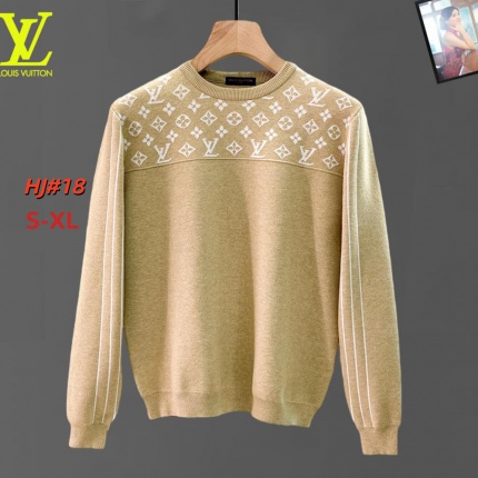 Cheap Louis Vuitton  Sweaters for Men in 231465, $70 USD- [IB231465] - Replica Louis Vuitton  Sweaters for Men