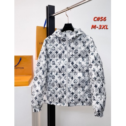 Cheap Louis Vuitton Thick Jackets For Men in 231598, $115 USD- [IB231598] - Replica Louis Vuitton Thick Jackets For Men