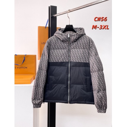 Cheap Fendi Down Coats For Men in 231614, $115 USD- [IB231614] - Replica Fendi Down Coats For Men