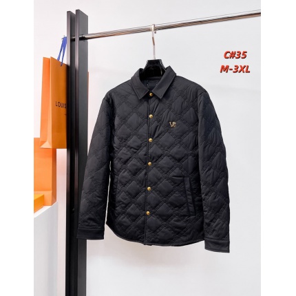 Cheap Versace Thick Coats For Men in 231628, $115 USD- [IB231628] - Replica Versace Thick Coats For Men