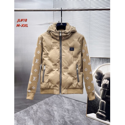 Cheap Louis Vuitton Thick Jackets For Men in 231641, $135 USD- [IB231641] - Replica Louis Vuitton Thick Jackets For Men