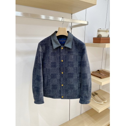 Cheap Louis Vuitton Thick Jackets For Men in 232062, $130 USD- [IB232062] - Replica Louis Vuitton Thick Jackets For Men