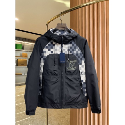 Cheap Louis Vuitton Thin Jackets For Men in 232137, $105 USD- [IB232137] - Replica Louis Vuitton Thin Jackets For Men