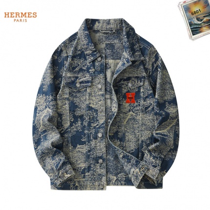 Cheap Hernes Jackets for Men in 232386, $65 USD- [IB232386] - Replica Hernes Jackets for Men
