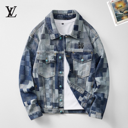 Cheap Louis Vuitton Thin Jackets For Men in 232391, $65 USD- [IB232391] - Replica Louis Vuitton Thin Jackets For Men