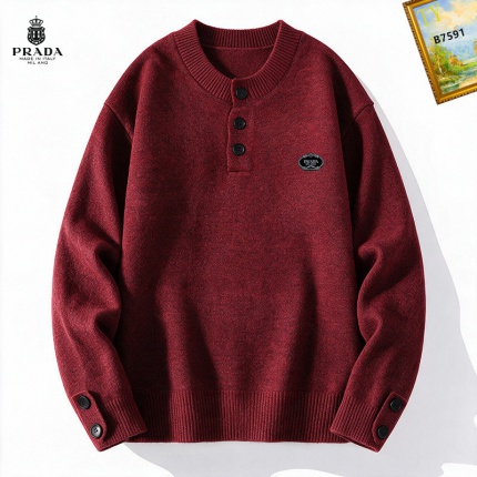 Cheap Prado Sweaters for Men in 232403, $65 USD- [IB232403] - Replica Prado Sweaters for Men