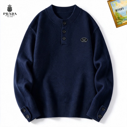 Cheap Prado Sweaters for Men in 232404, $65 USD- [IB232404] - Replica Prado Sweaters for Men