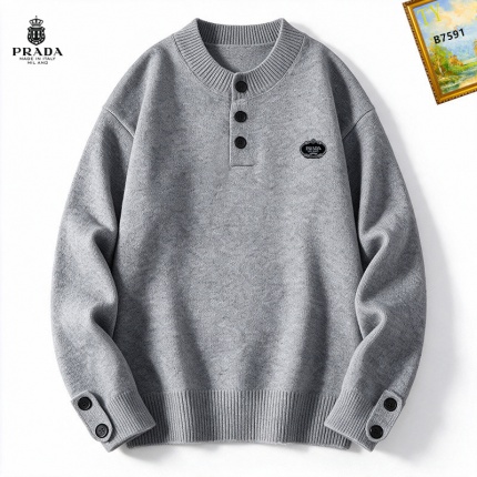 Cheap Prado Sweaters for Men in 232405, $65 USD- [IB232405] - Replica Prado Sweaters for Men