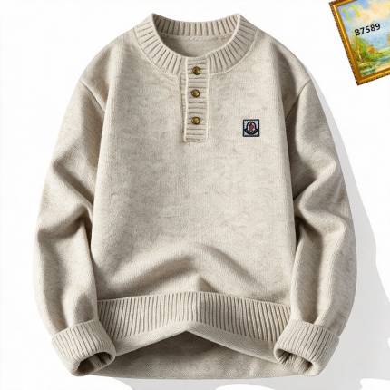 Cheap MONCL Sweaters for Men in 232414, $65 USD- [IB232414] - Replica MONCL Sweaters for Men