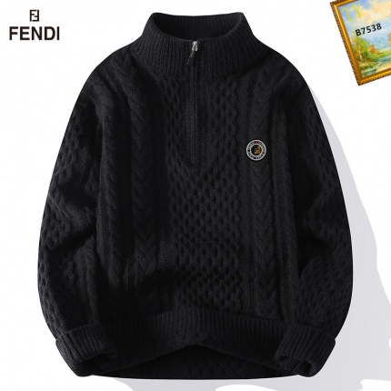 Cheap Fendi Sweaters for Men in 232442, $65 USD- [IB232442] - Replica Fendi Sweaters for Men