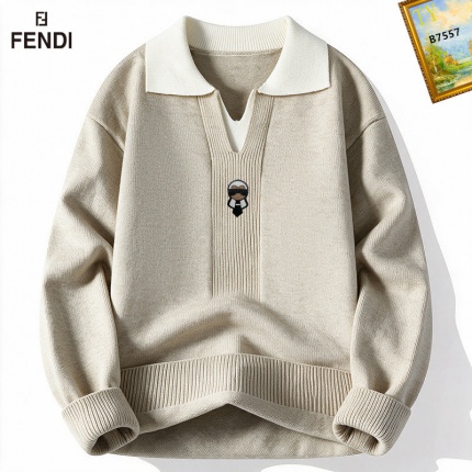 Cheap Fendi Sweaters for Men in 232447, $65 USD- [IB232447] - Replica Fendi Sweaters for Men