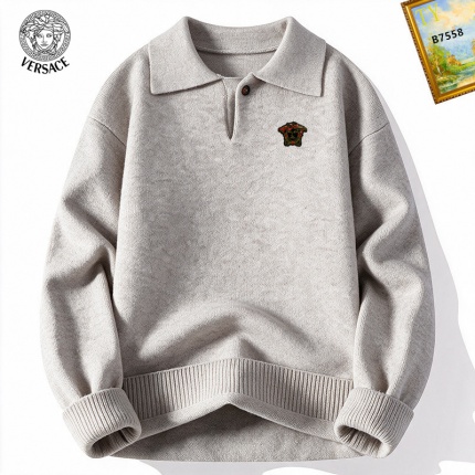 Cheap Versace Sweaters for Men in 232450, $65 USD- [IB232450] - Replica Versace Sweaters for Men