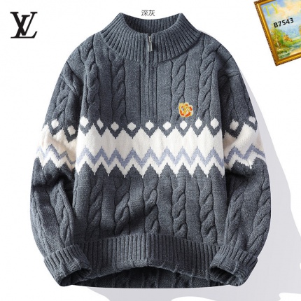 Cheap Louis Vuitton  Sweaters for Men in 232456, $65 USD- [IB232456] - Replica Louis Vuitton  Sweaters for Men