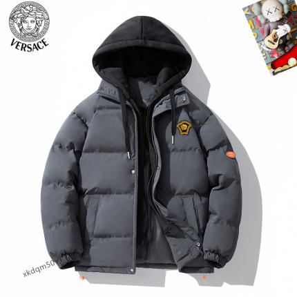 Cheap Versace Thick Coats For Men in 232722, $120 USD- [IB232722] - Replica Versace Thick Coats For Men