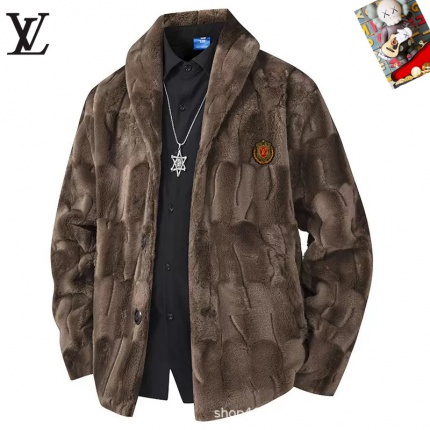 Cheap Louis Vuitton Thick Jackets For Men in 232824, $120 USD- [IB232824] - Replica Louis Vuitton Thick Jackets For Men