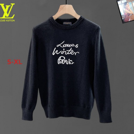 Cheap Louis Vuitton  Sweaters for Men in 232915, $55 USD- [IB232915] - Replica Louis Vuitton  Sweaters for Men