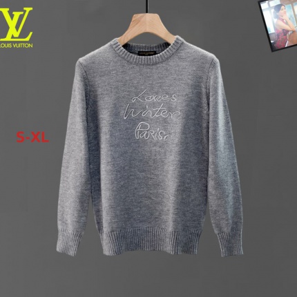 Cheap Louis Vuitton  Sweaters for Men in 232917, $55 USD- [IB232917] - Replica Louis Vuitton  Sweaters for Men