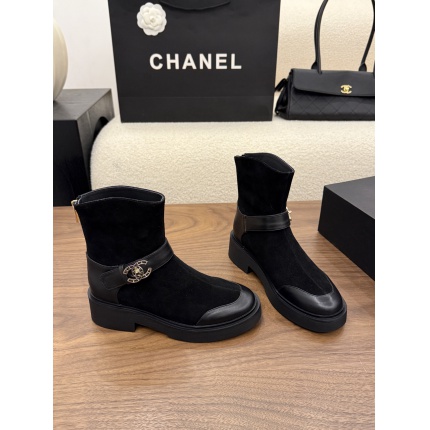 Cheap Chanel Boots For Women in 233109, $115 USD- [IB233109] - Replica Chanel Boots For Women