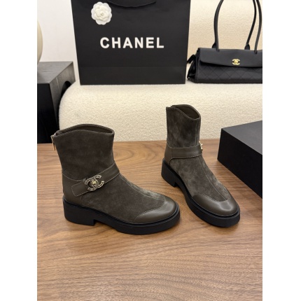 Cheap Chanel Boots For Women in 233110, $115 USD- [IB233110] - Replica Chanel Boots For Women