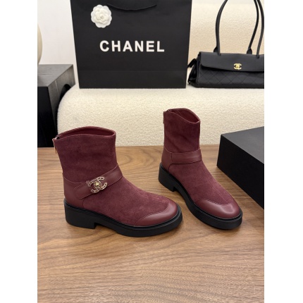 Cheap Chanel Boots For Women in 233112, $115 USD- [IB233112] - Replica Chanel Boots For Women