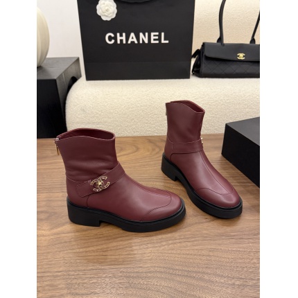 Cheap Chanel Boots For Women in 233115, $115 USD- [IB233115] - Replica Chanel Boots For Women