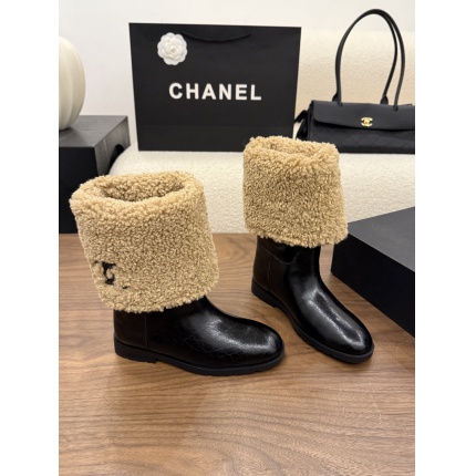 Cheap Chanel Boots For Women in 233117, $155 USD- [IB233117] - Replica Chanel Boots For Women